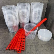 50 Farbmischbecher 1400ml + 10