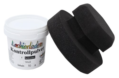 Kontrollpulver set mit schwamm - kontrollpulver,