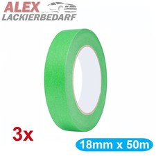 3x Premium Abdeckband Grün